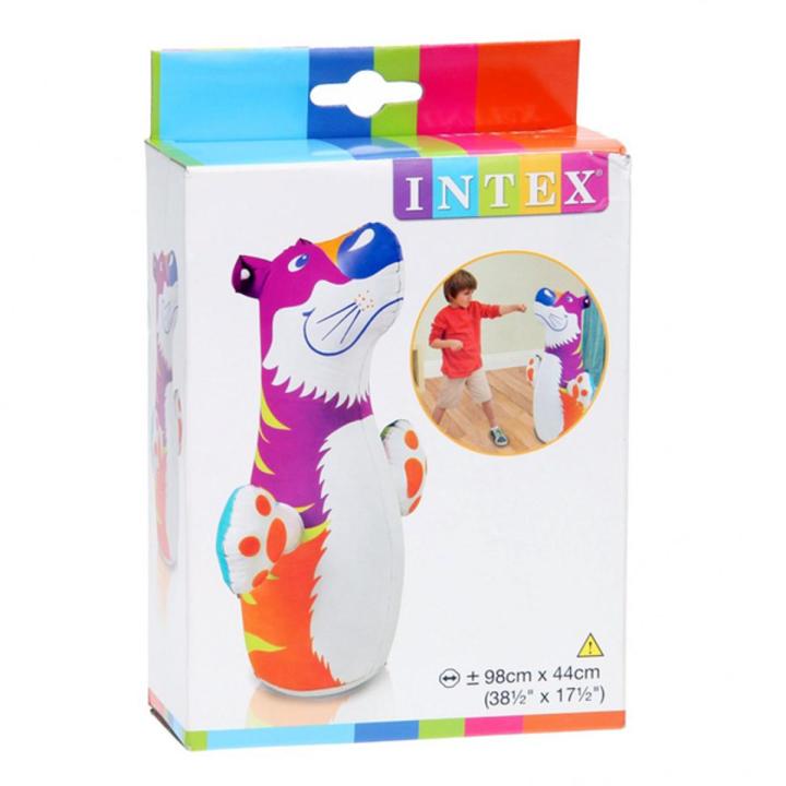 Intex 3D Tiger Bop Bag – 38" Inflatable Punching Bag for Kids