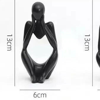 Modern Abstract Thinker Sculptures