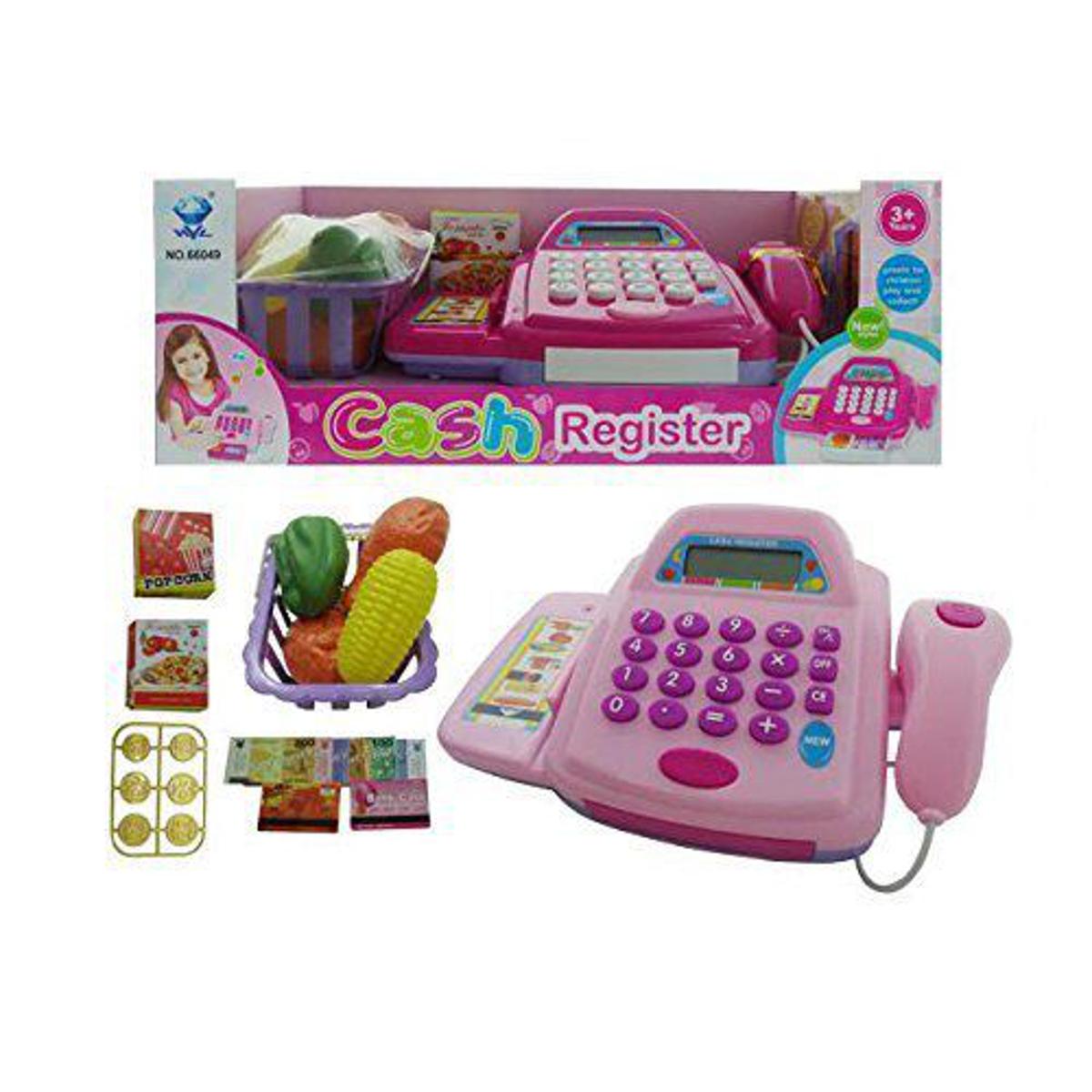 Kids Toy Cash Register – Pretend Play Shop Set