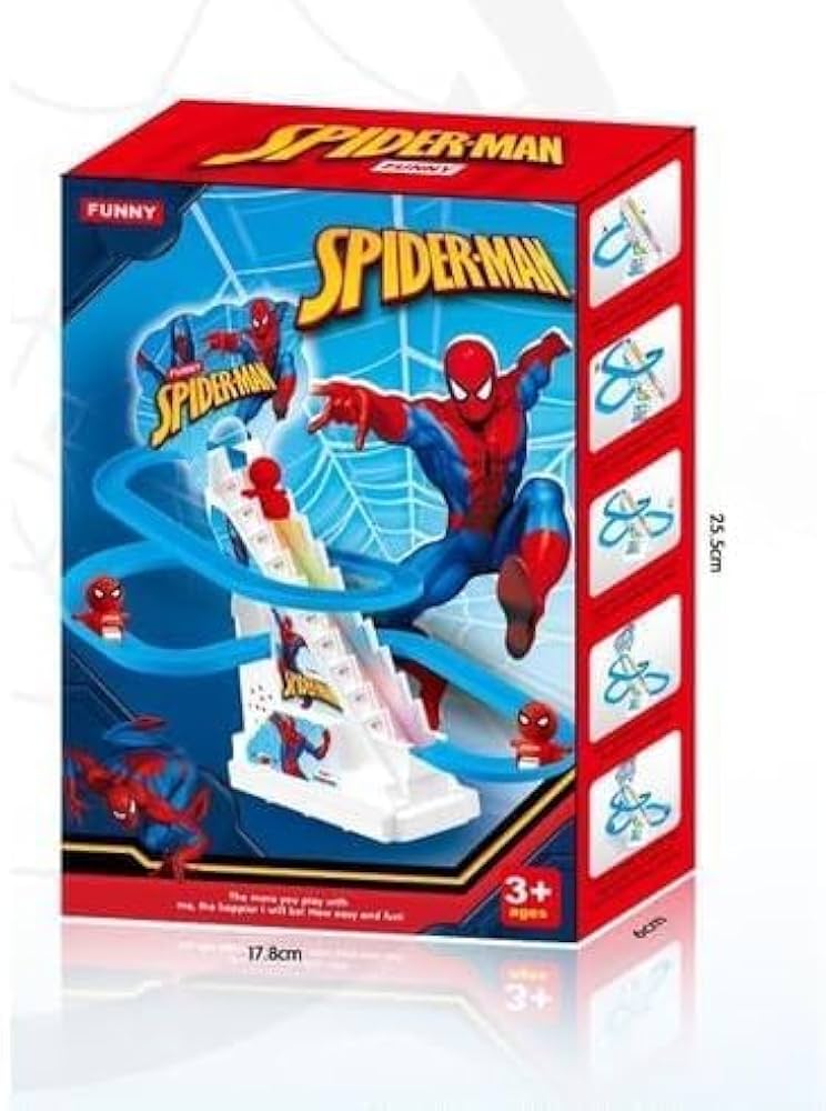 Ultimate Spider-Man Music Track – Climbing Escalator Racing Toy (3+ Years)