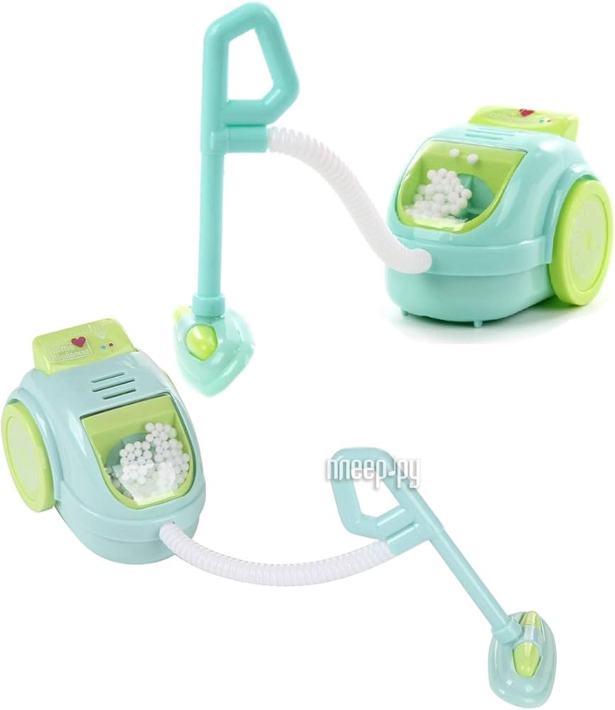 Kids Pretend Play Home Appliances Set – Mini Vacuum Cleaner & Toaster Toy Combo (Ages 3+)