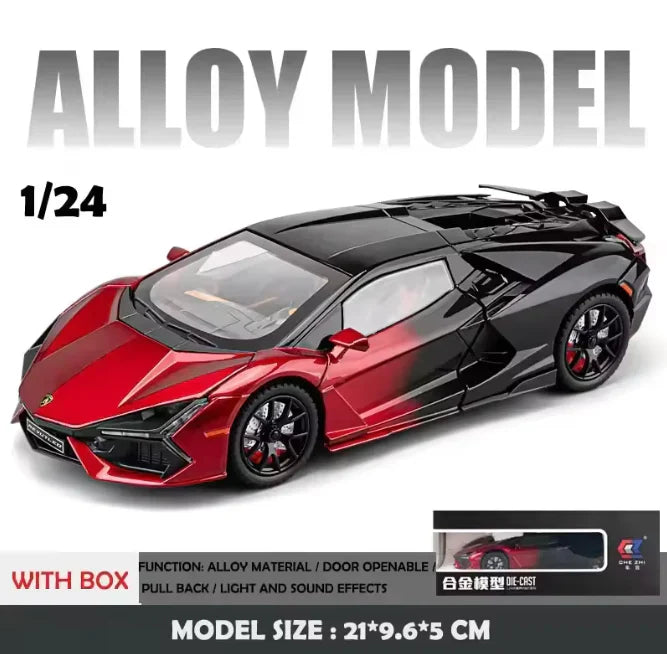 Lamborghini Sián FKP 37 Diecast Model – Premium Collector’s Edition by HAPPYGIFT (Red/Black)