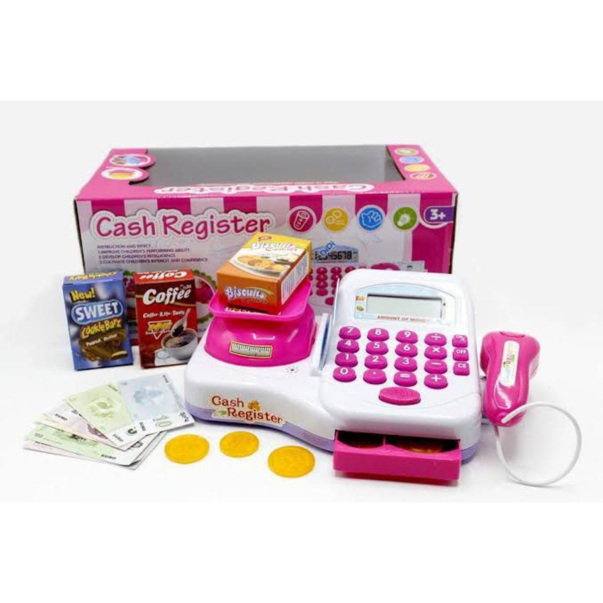 Kids Toy Cash Register – Pretend Play Shop Set