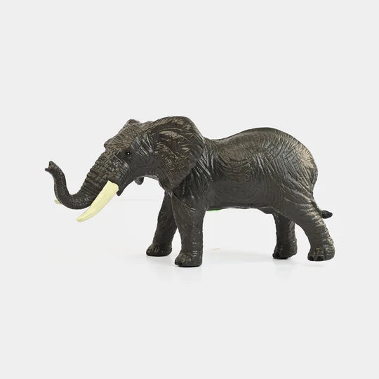 Realistic African Elephant Wildlife Figurine
