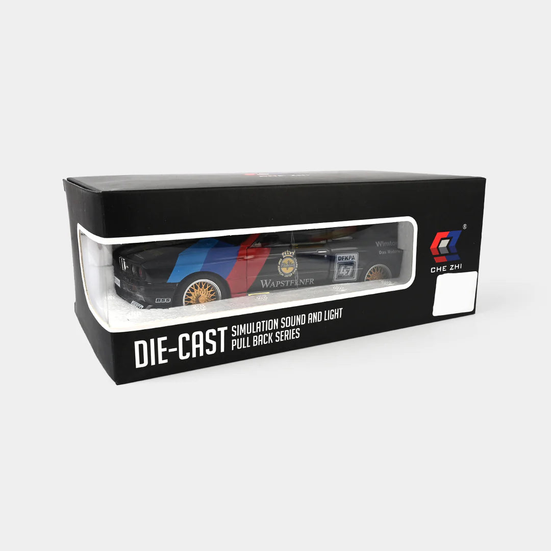 1:24 Scale Diecast Model Car - BMW M3 Black with Racing Decals