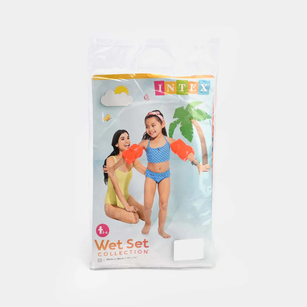 Intex Wet Set Inflatable Arm Bands - Kids' Swimming Arm Floats (Ages 3-6)