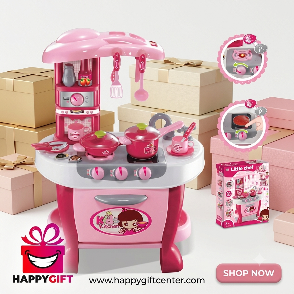 Little Chef Deluxe Kitchen Play Set – Imaginative Cooking Fun!
