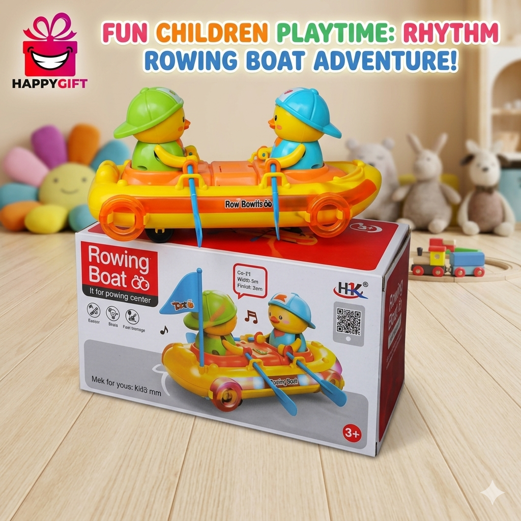 Set Sail for Adventure with the Rowing Boat Duck! 🦆🚣♂️