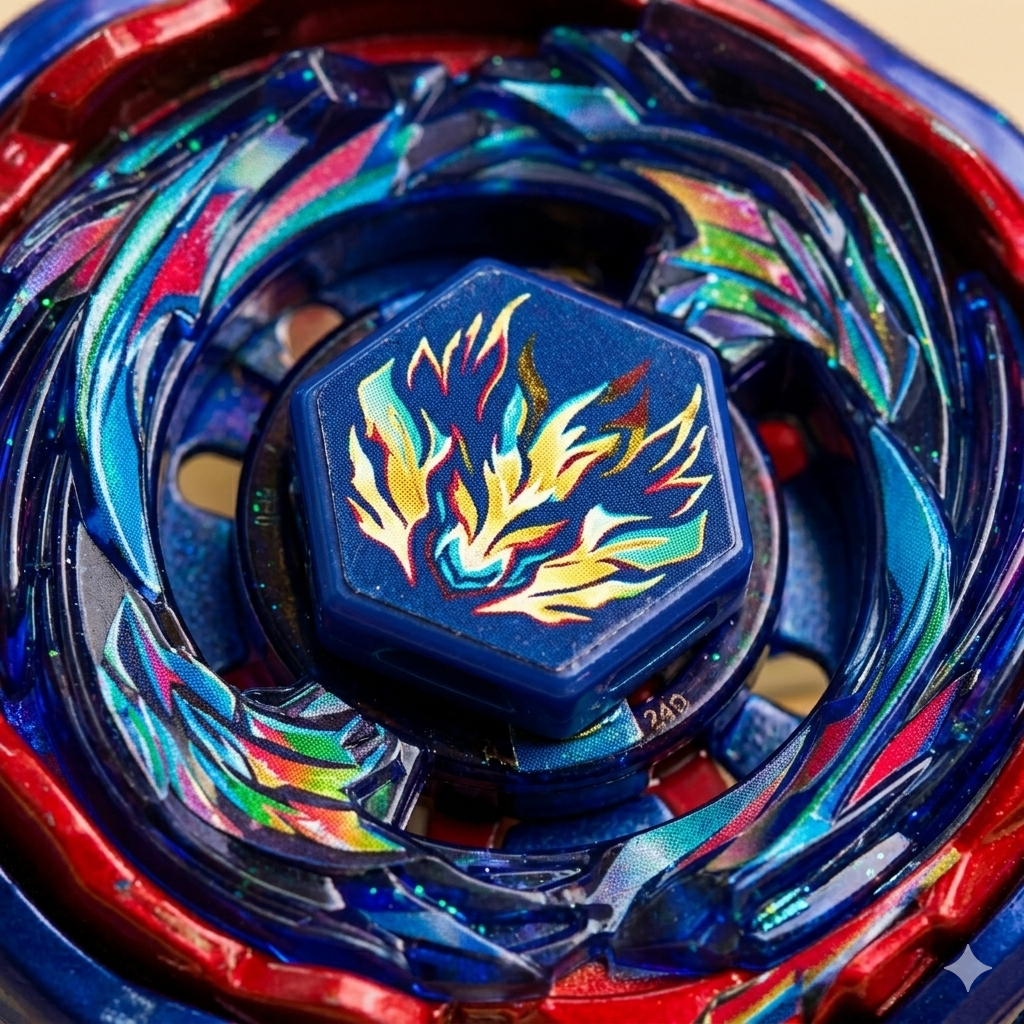 Super Power Burst Battle Top Set – High-Performance Spinning Top with Ripcord Launcher