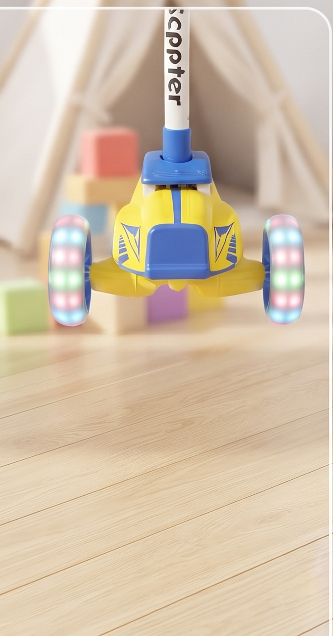 Title: BUDINGXIONG - THE HAPPY SPEED SCOOTER! Perfect Gift for Kids Aged 3-7