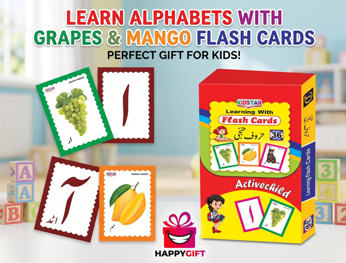 KIDSTAR Urdu Alphabet Flash Cards: The Fun Way to Learn