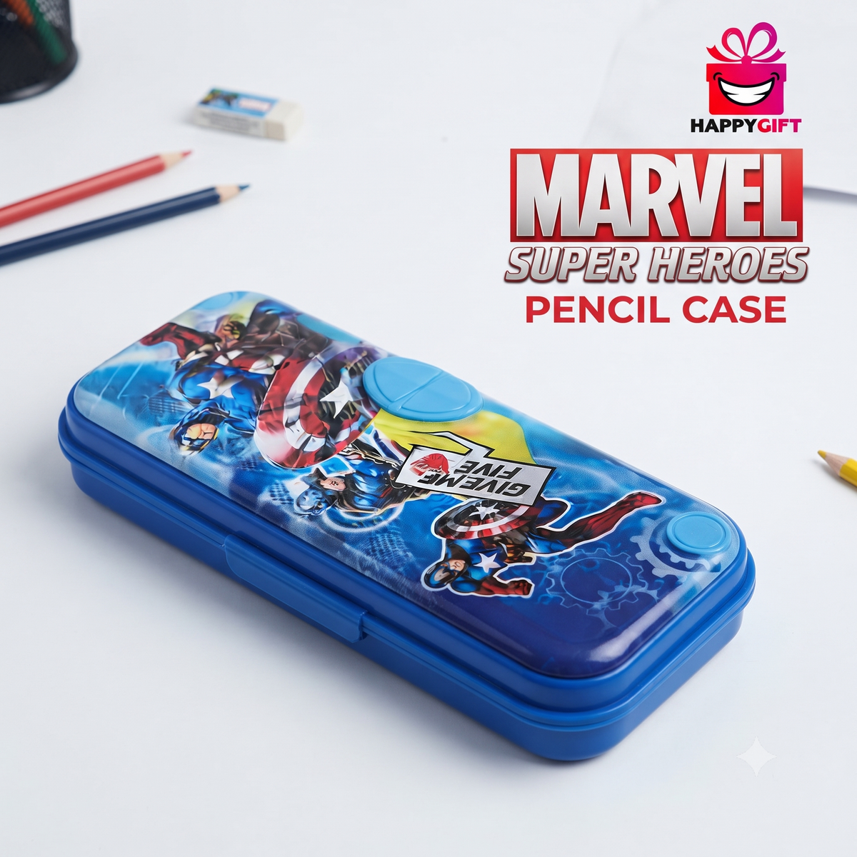 Captain America "Give Me Five!" Multipurpose Pencil Case