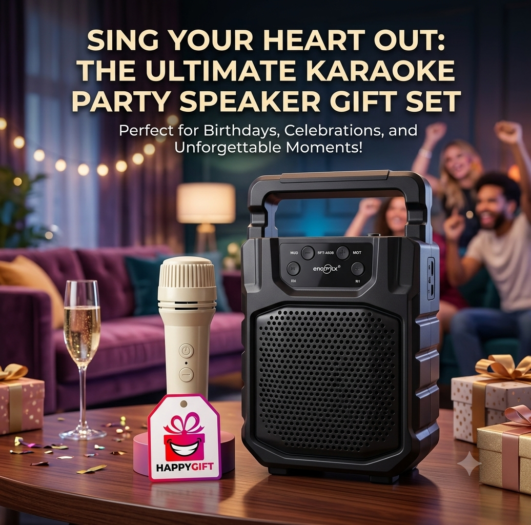 The Ultimate Karaoke Speaker Party Gift Set