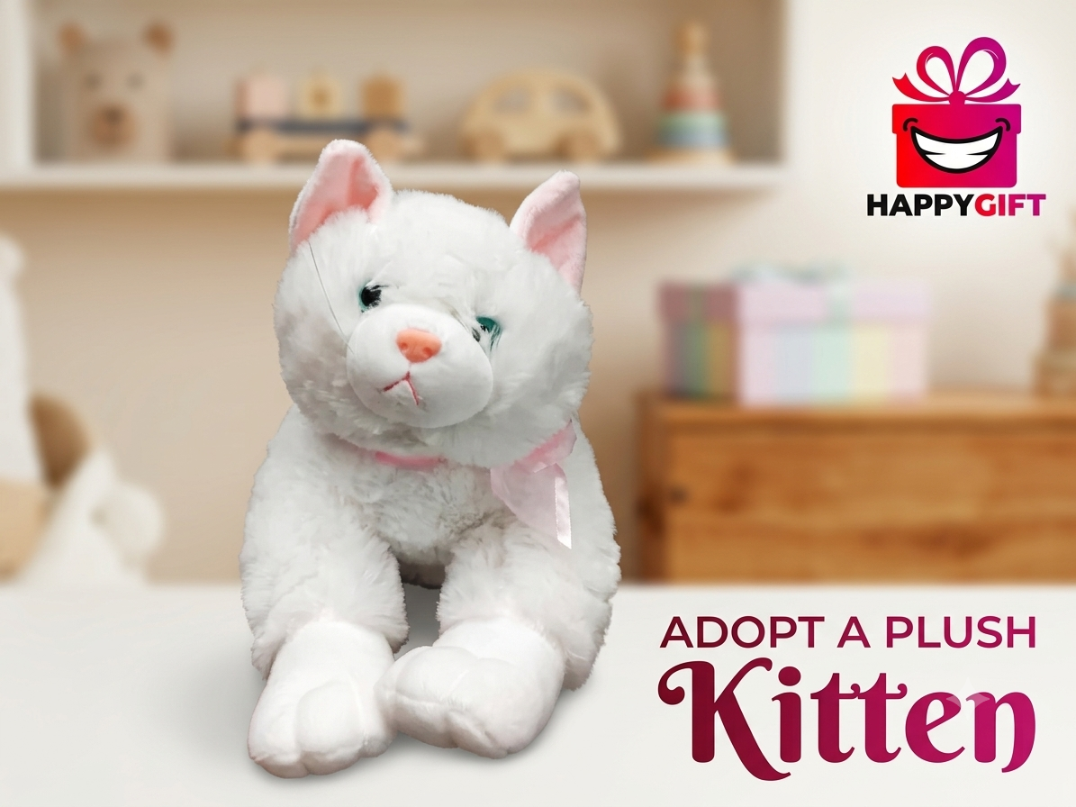 Triple the Cuddles: The Happy Gift Fluffy Cat Family