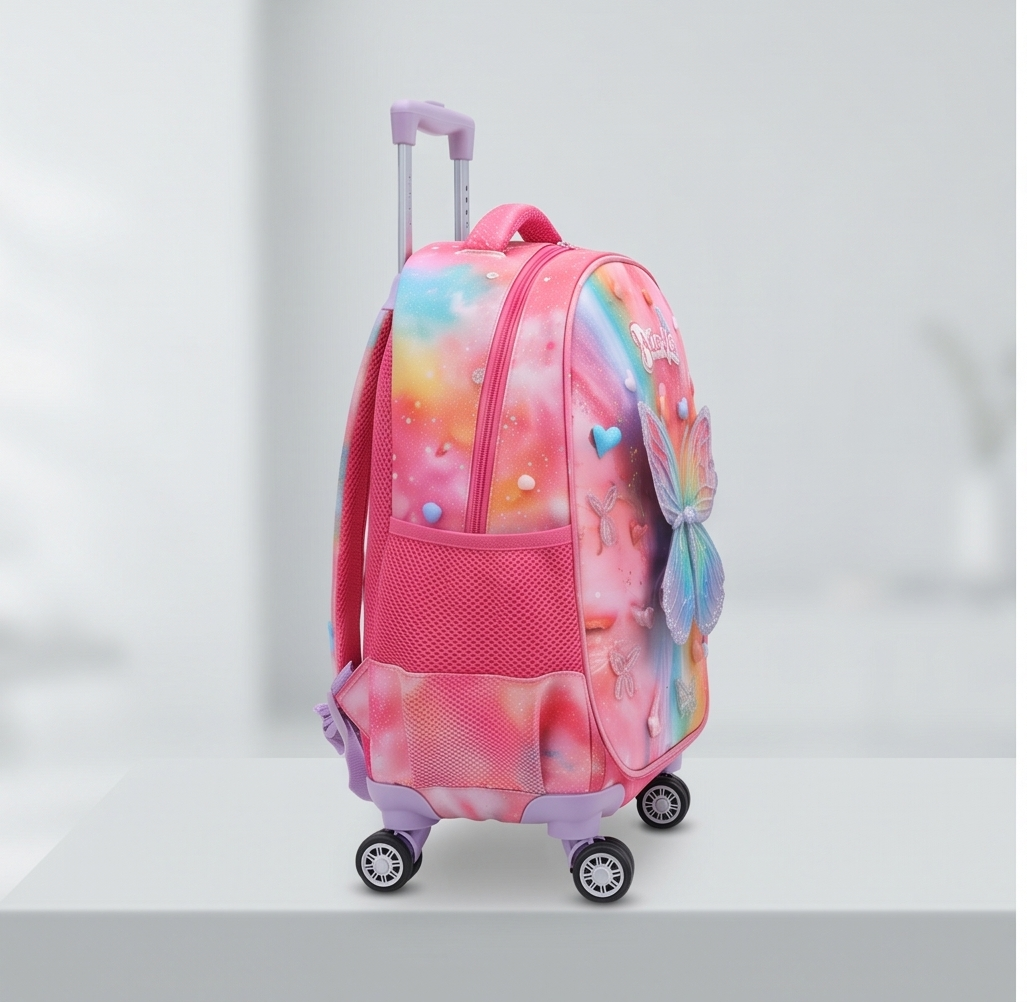 Dreamy Butterfly Trolley Backpack