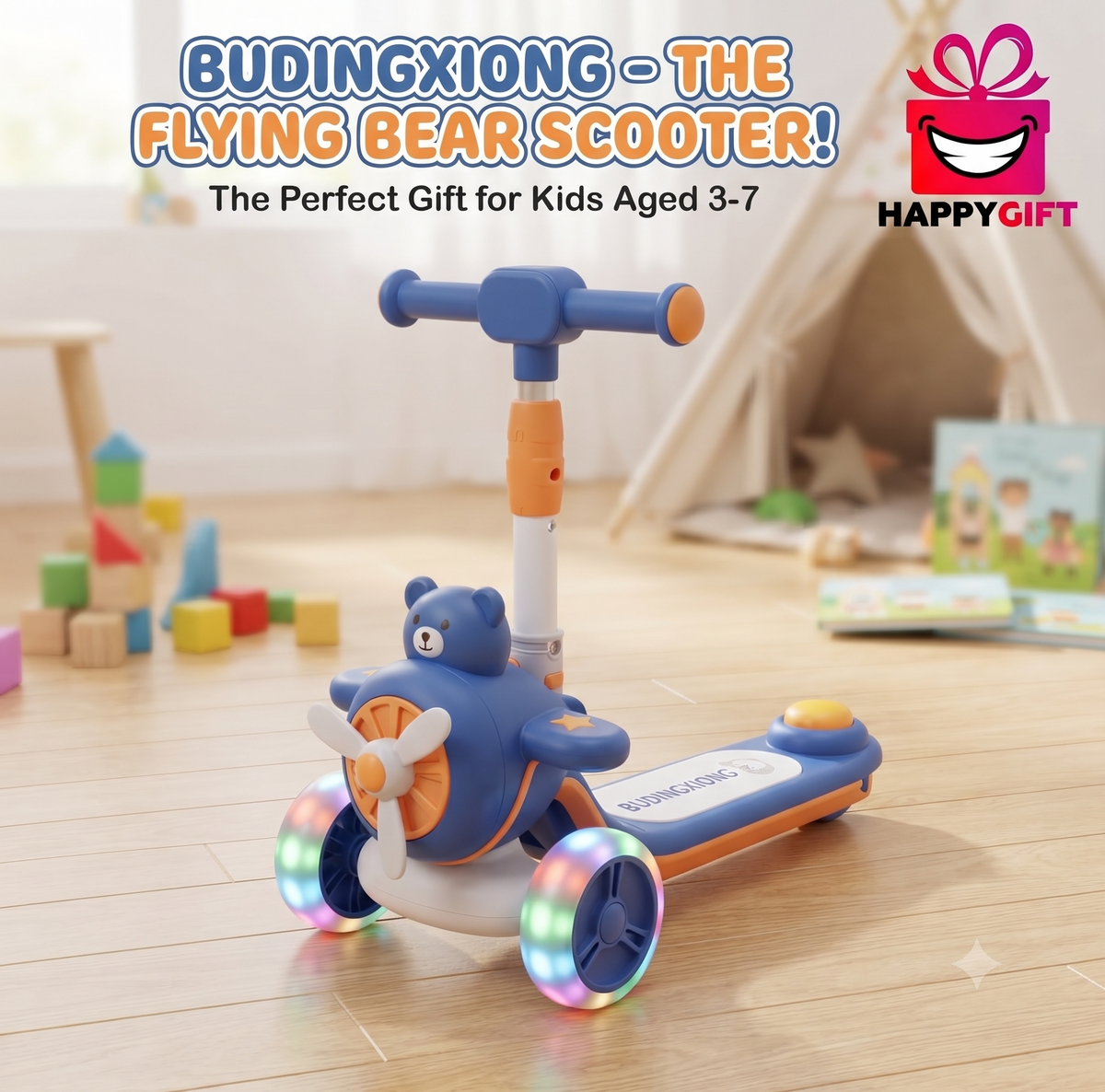 BUDINGXIONG - ONE-PULL FOLDABLE SCOOTER