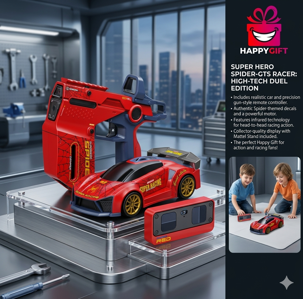 Spider Racer: 3-in-1 Laser Target Transforming Car
