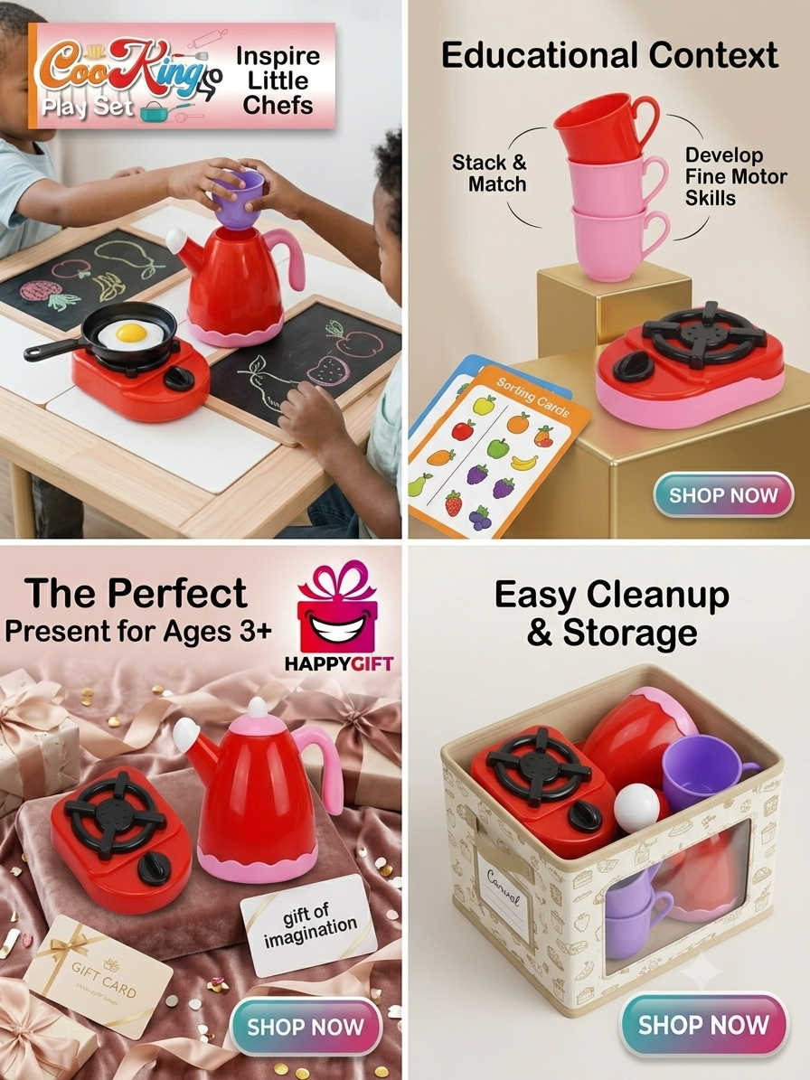 CooKing Mini Chef Playset – Imaginative Cooking Fun for Toddlers
