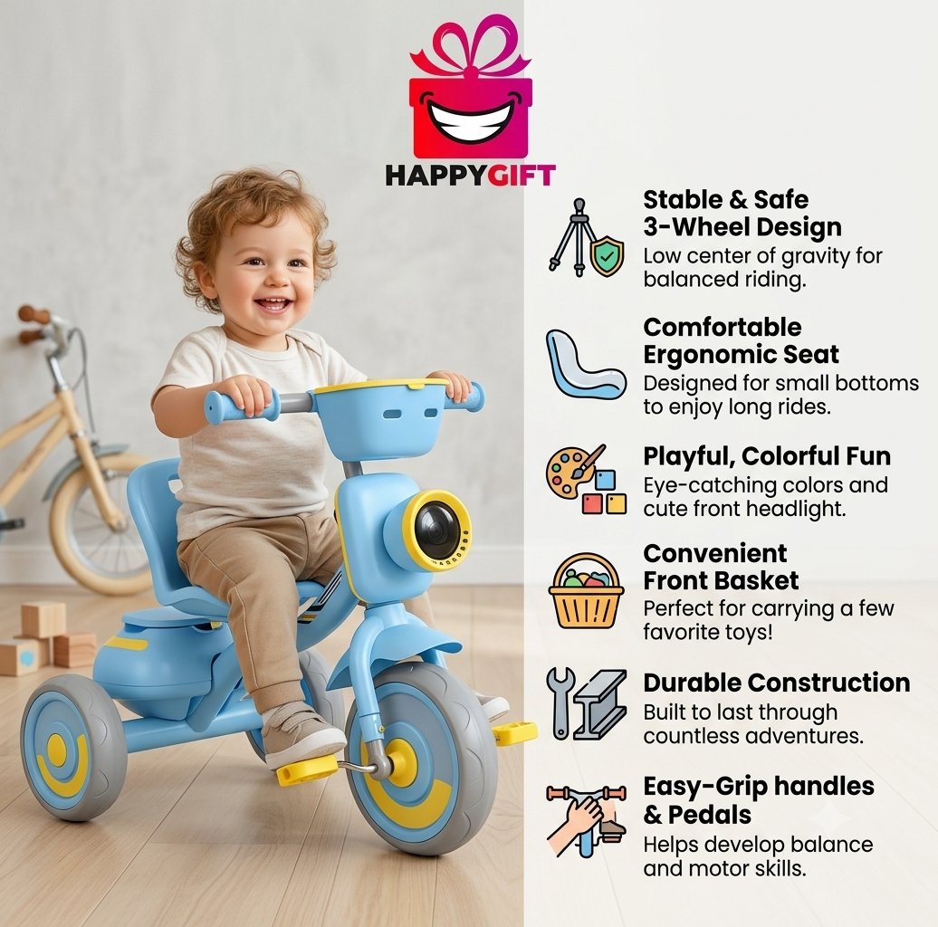 Kids' 3-Wheel Tricycle