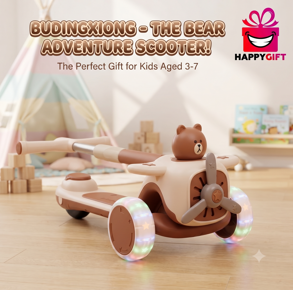 BUDINGXIONG - THE BEAR ADVENTURE SCOOTER!