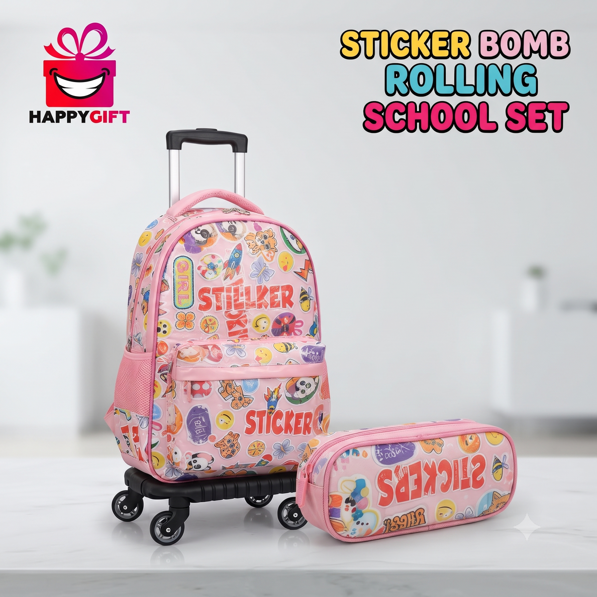 Sticker Bomb Rolling School Set