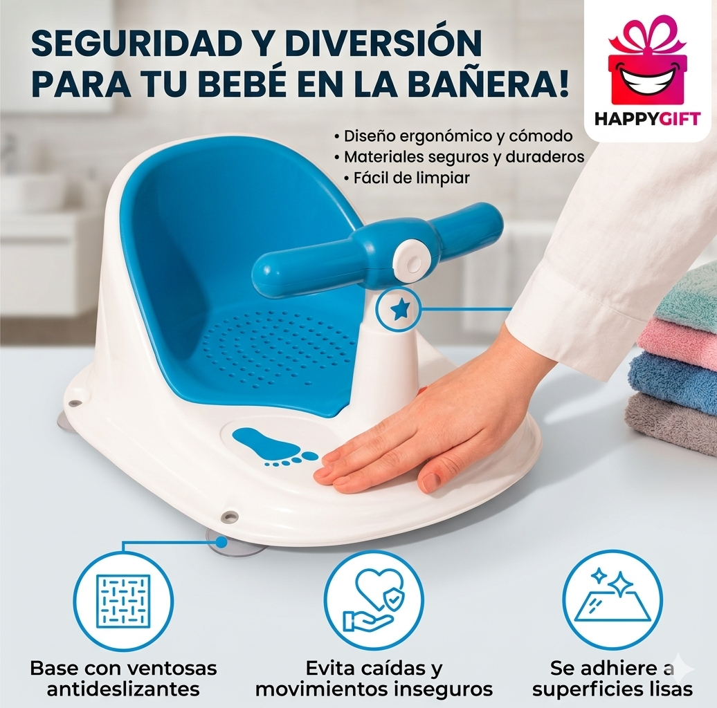 Premium Baby Bath Seat – Ultimate Comfort & Safety for Bath Time!