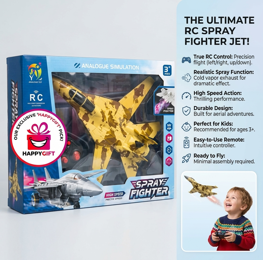 Take to the Skies: The High-Speed Spray Fighter Jet!
