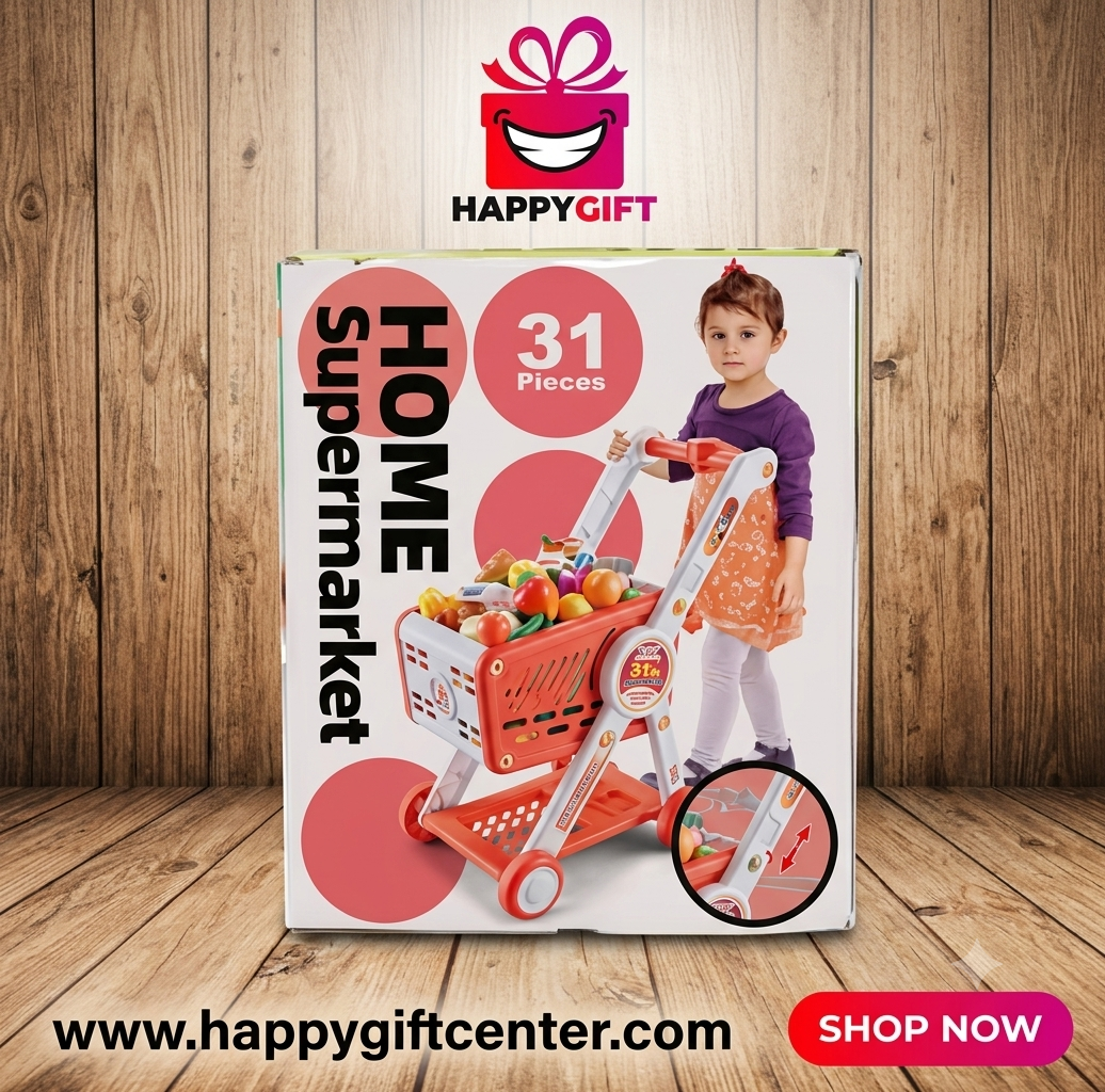 Make Grocery Day Fun with the Happy Gift Shopping Cart! ππ