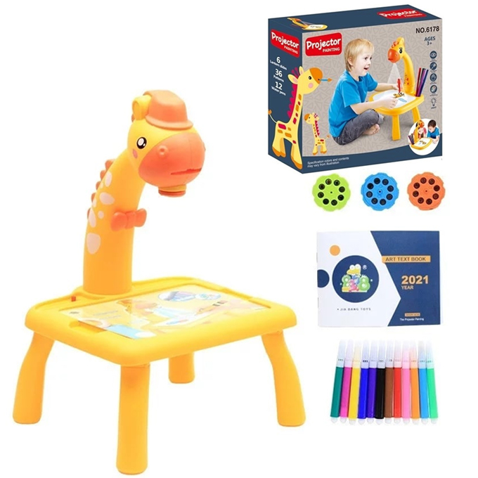 LED Giraffe Projector Painting Set