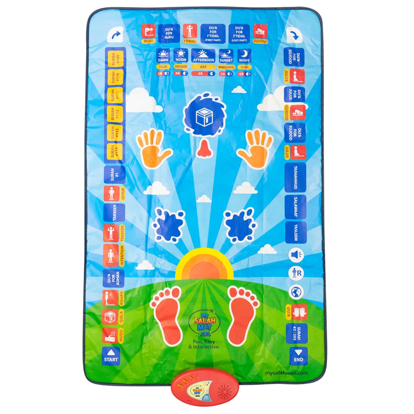 Interactive Kids Prayer Mat – Learn Salah the Fun Way!