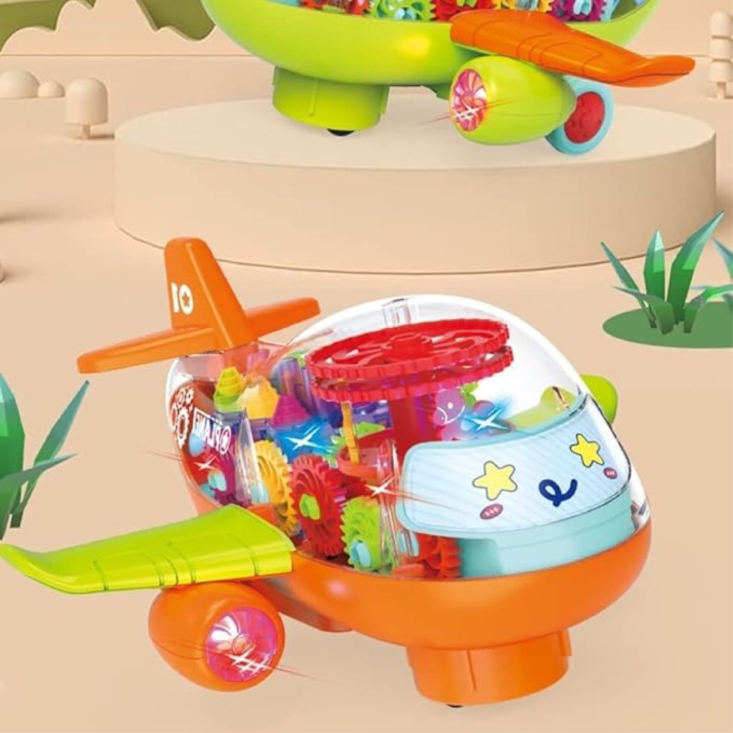 Gear-Gear Airplane,