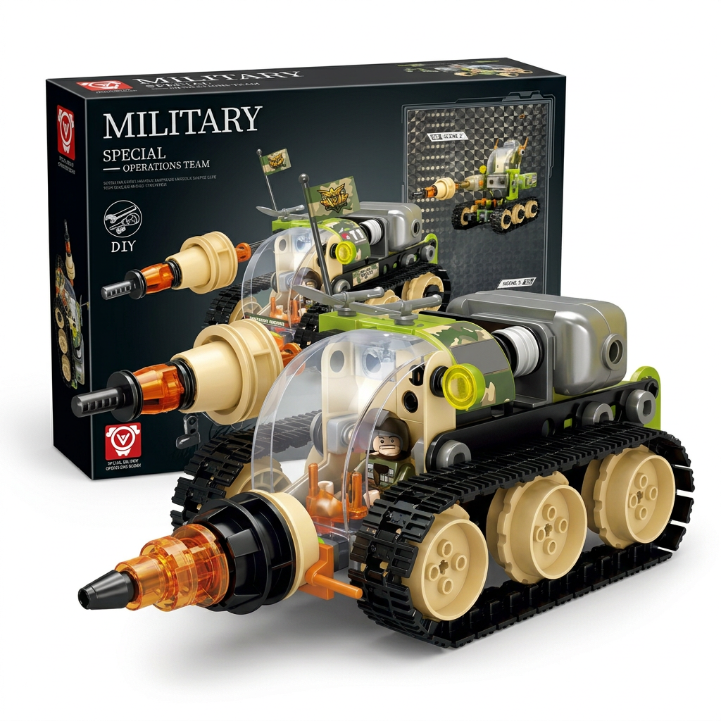 Military Vehicle Building Blocks Set | Happy Gift