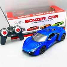 Bonzer Car: 1:16 Scale Remote Control Supercar with Realistic Smoke Spray Exhaust