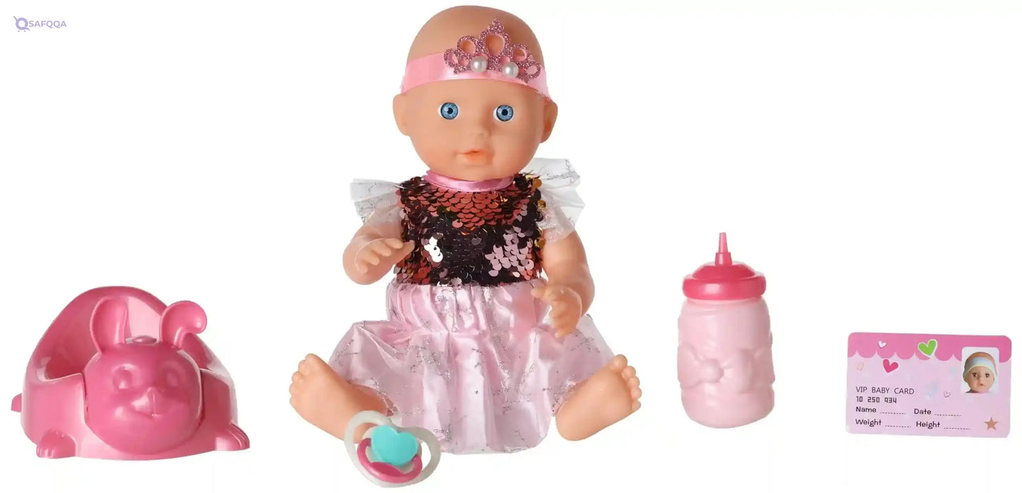 Yale Baby Interactive "Drink & Wet" Doll Set – Musical Potty Training Toy with Accessories