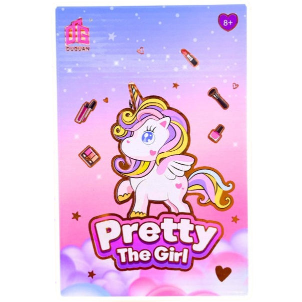 Kids Unicorn Makeup Kit for Girls - Washable Pretend Play Cosmetic Set