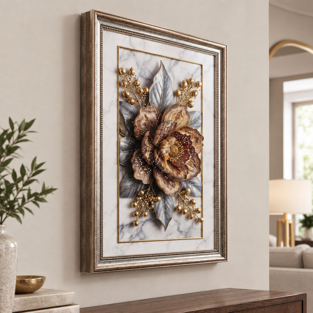 The Opulent Bloom angled frame view