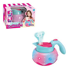 Kids Interactive "Funny Coffee Pot" Toy with Lights, Sound & Real Mist
