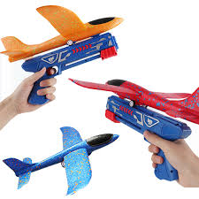 2-in-1 Catapult Gun Aircraft Toy Set