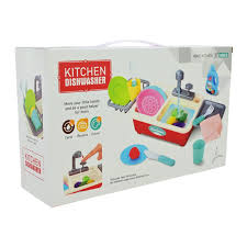 Kids Kitchen Sink Toy with Real Running Water – Educational Dishwasher Playset for Toddlers (Ages 3+)