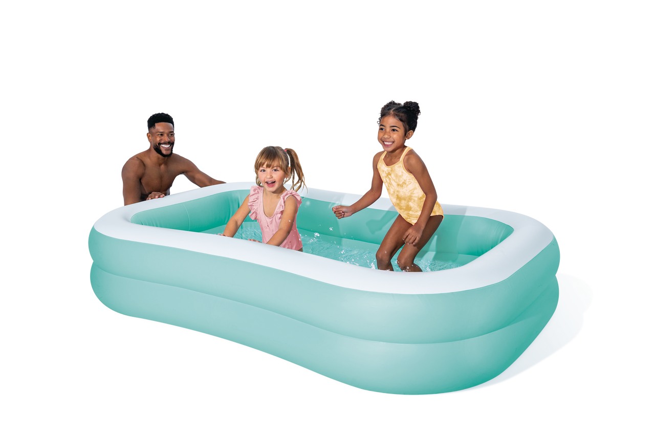 Intex Fun at the Beach Snapset Pool – 4ft x 10in Instant Setup Kiddie Pool