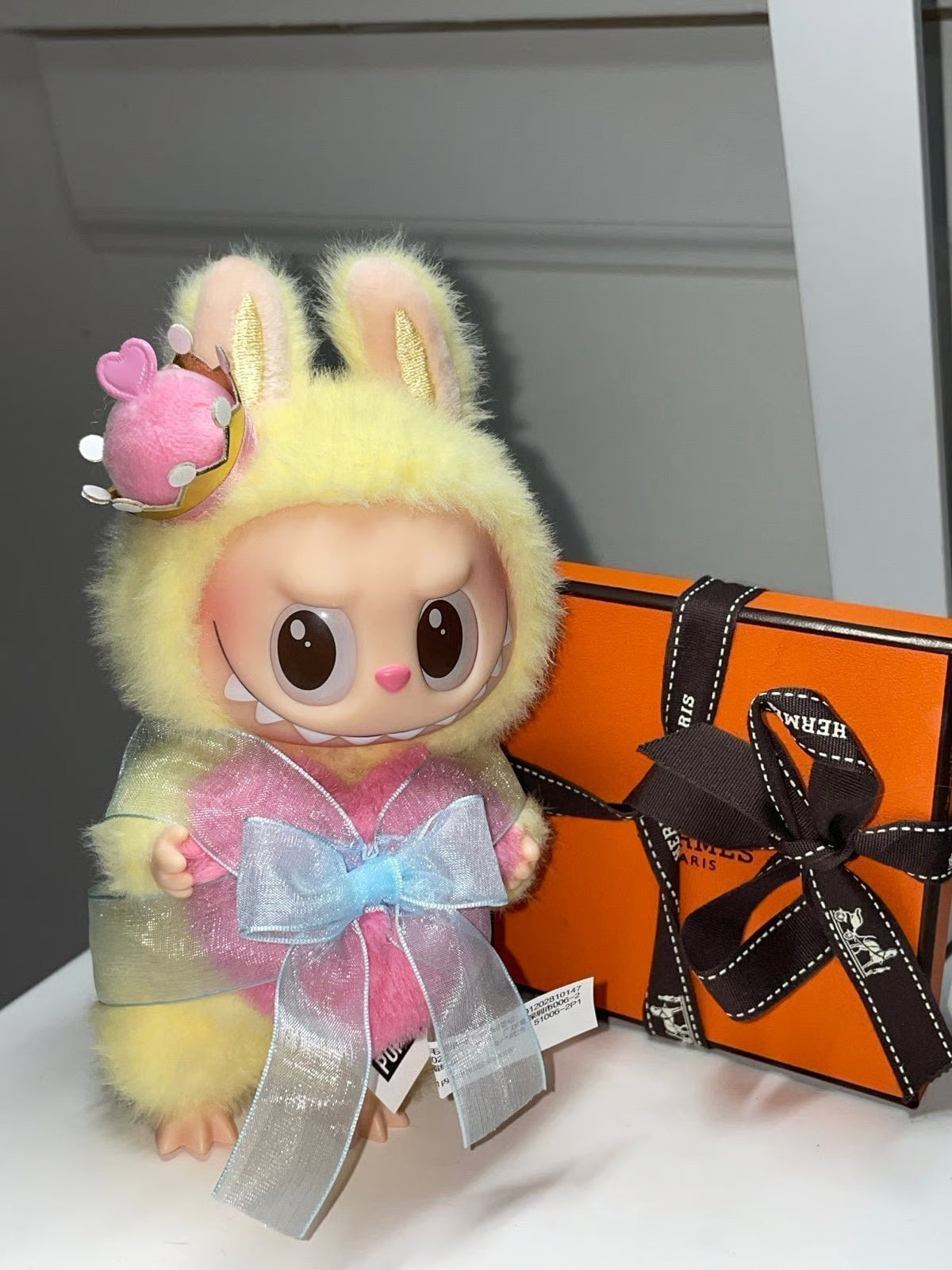 LABUBU Sweet Treat Bunny Plush β Yellow Cupcake Edition
