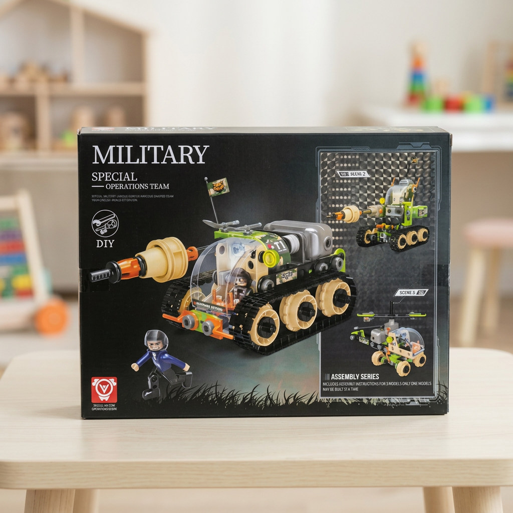 Military Vehicle Building Blocks Set | Happy Gift