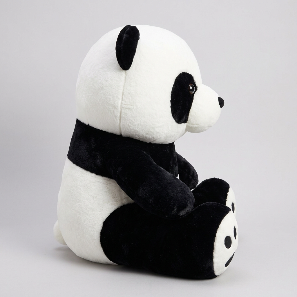 63 CM Panda Plush Soft Toy – Black & White Stuffed Bear | Happy Gift