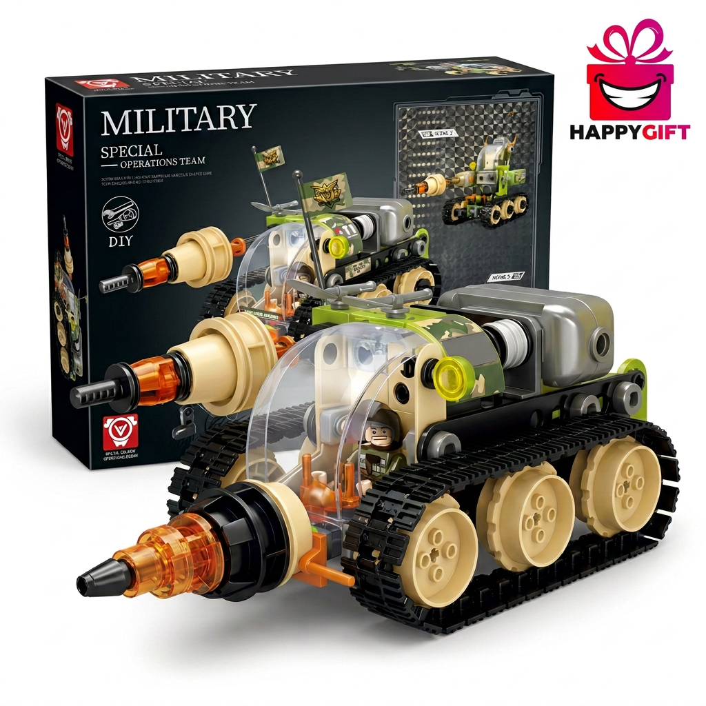 Military Vehicle Building Blocks Set | Happy Gift