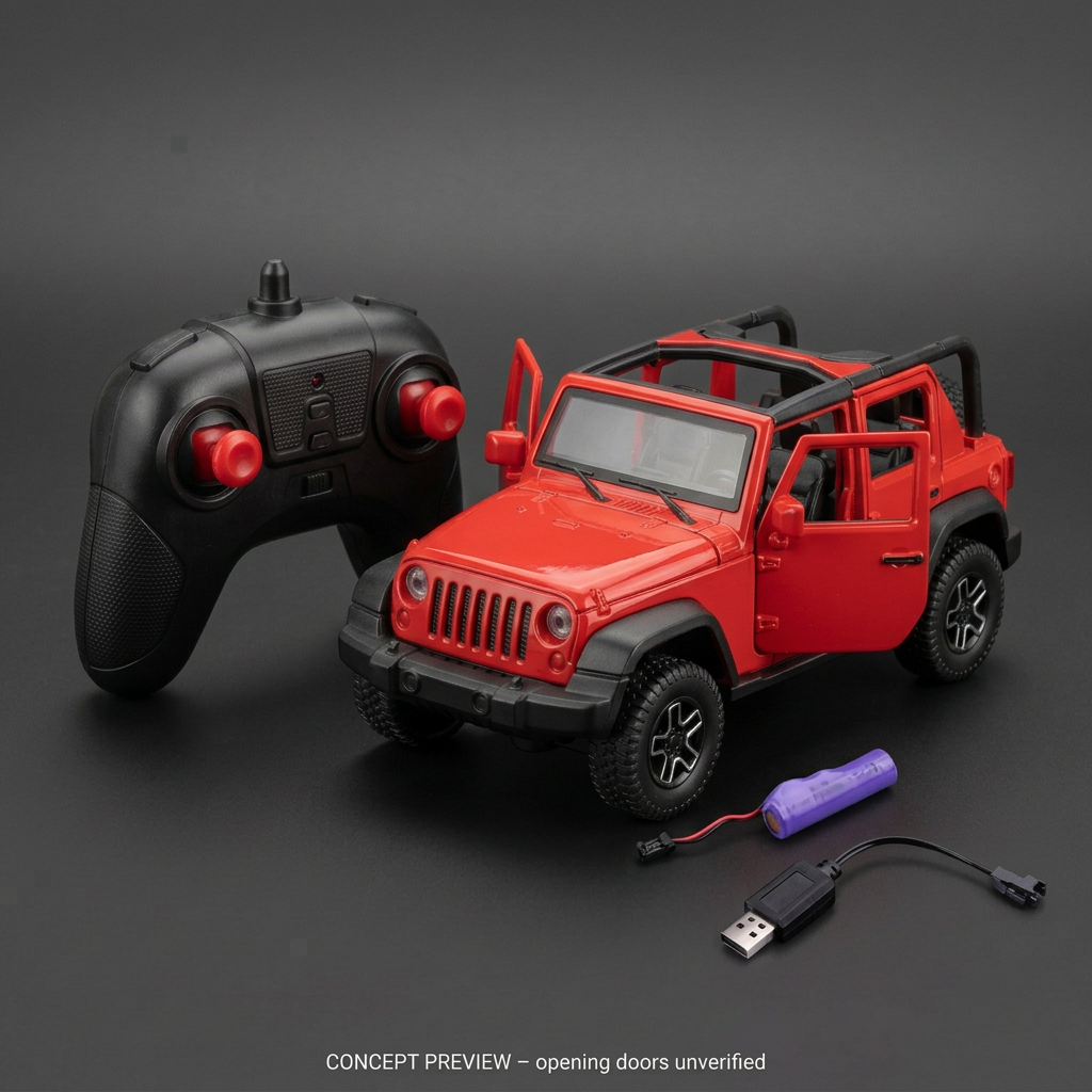 Jeep Wrangler Style Remote Control SUV – Red | Happy Gift