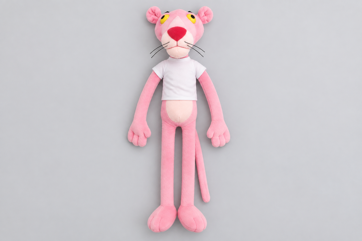 76CM Pink Panther Plush Soft Toy – Long-Legged Stuffed Animal Gift | Happy Gift