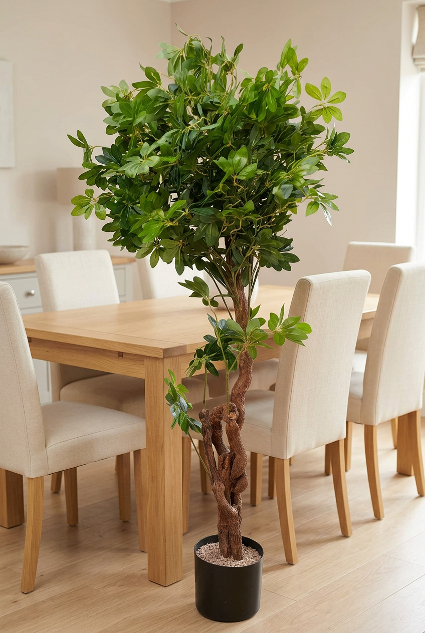 Twisted-Trunk Decorative Tree in Black Pot | Happy Gift