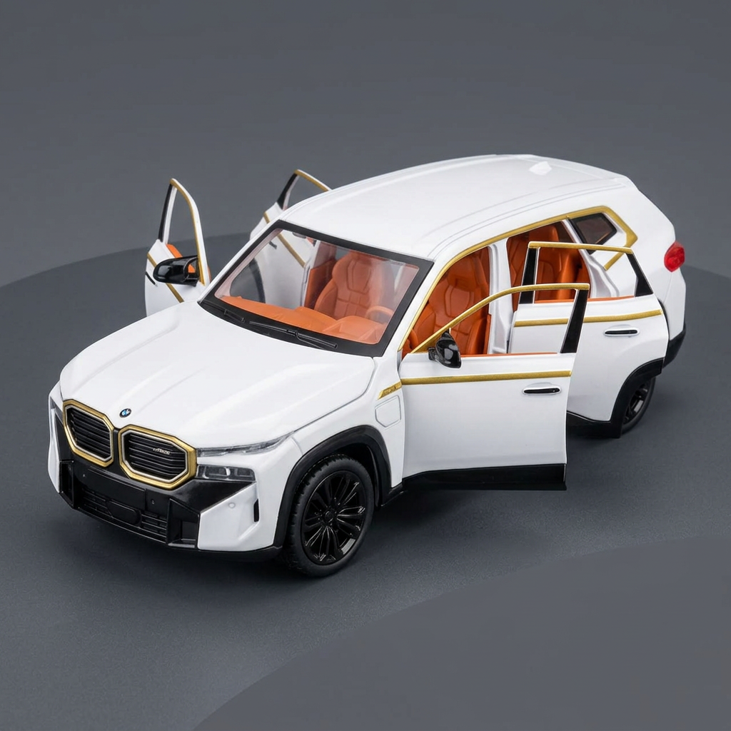 BMW XM White Die-Cast SUV Model | Happy Gift