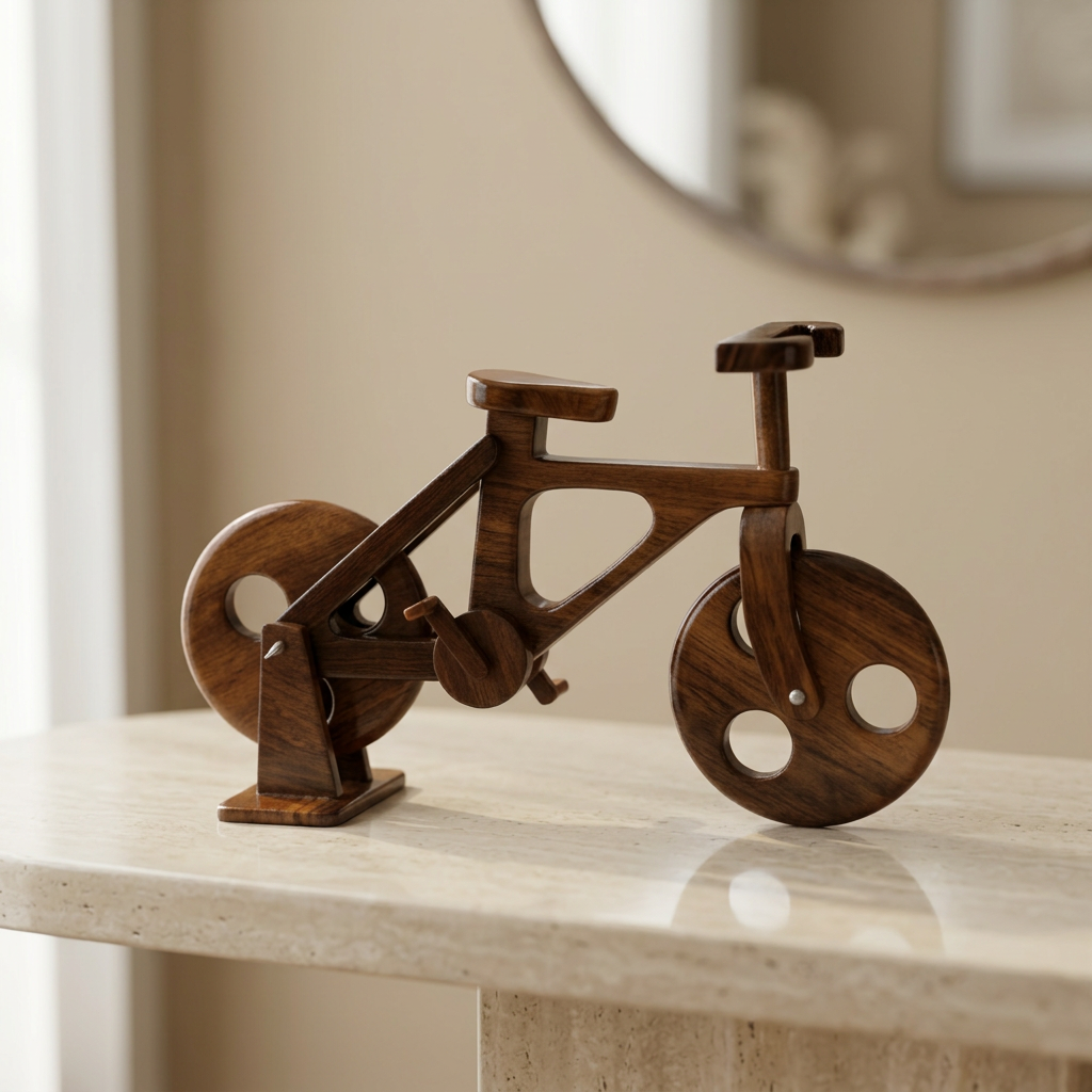 Wooden Bicycle Model for Home & Office Décor | Happy Gift