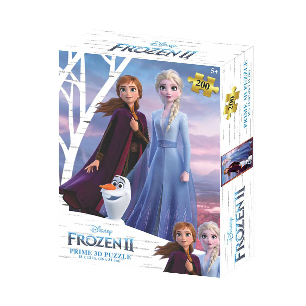 Disney Frozen II 3D Lenticular Puzzle – 200 Pieces (12" x 18")
